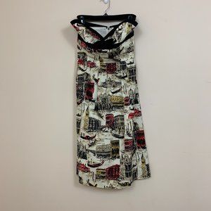 David Meister Painted Venice Dress